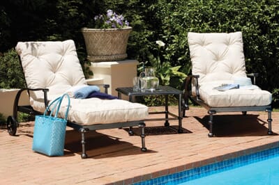High Back Garden Chair Cushions Set Of Indoor/Outdoor Cushions