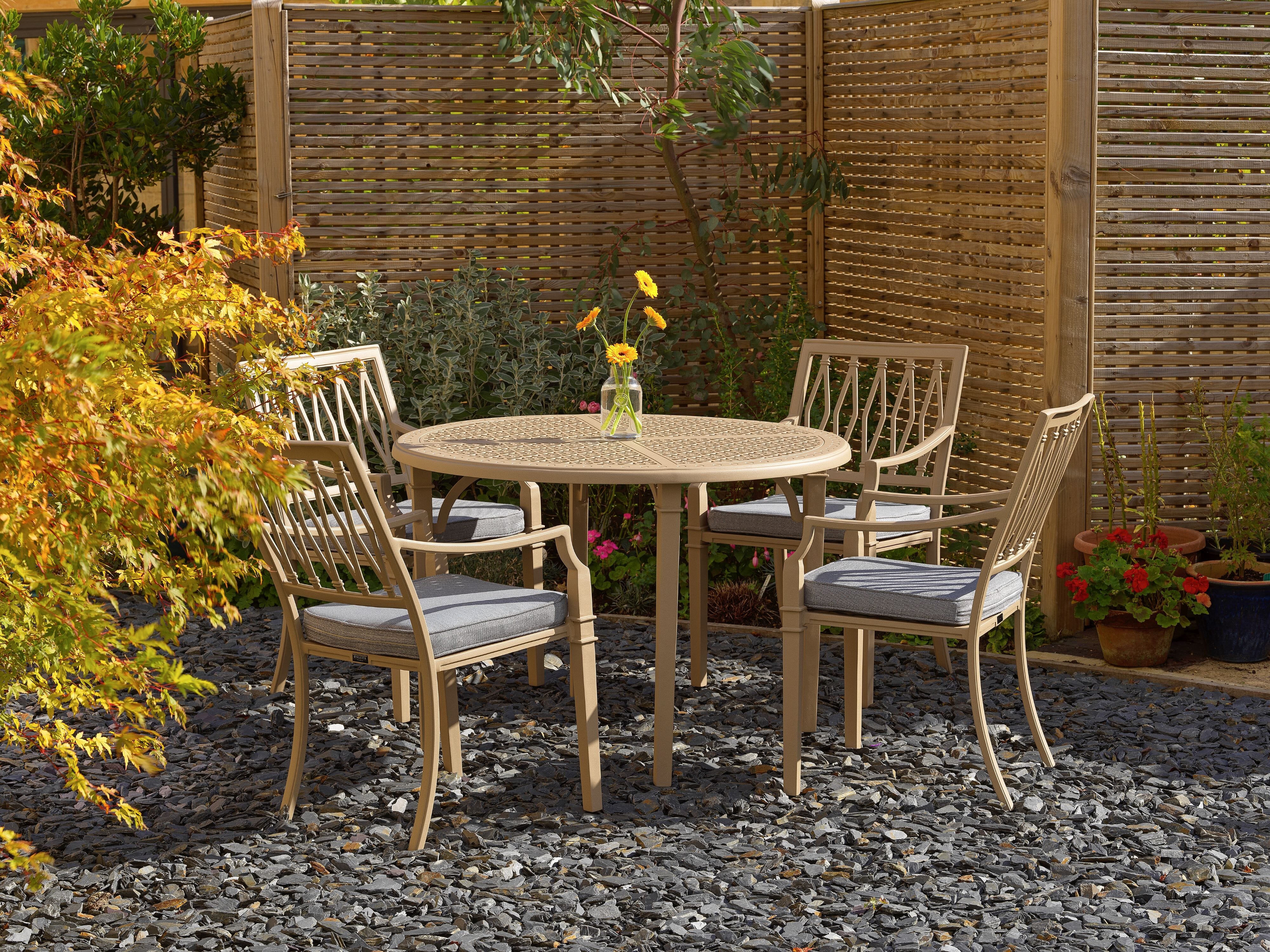 Garden Dining Set elegant outdoor furniture