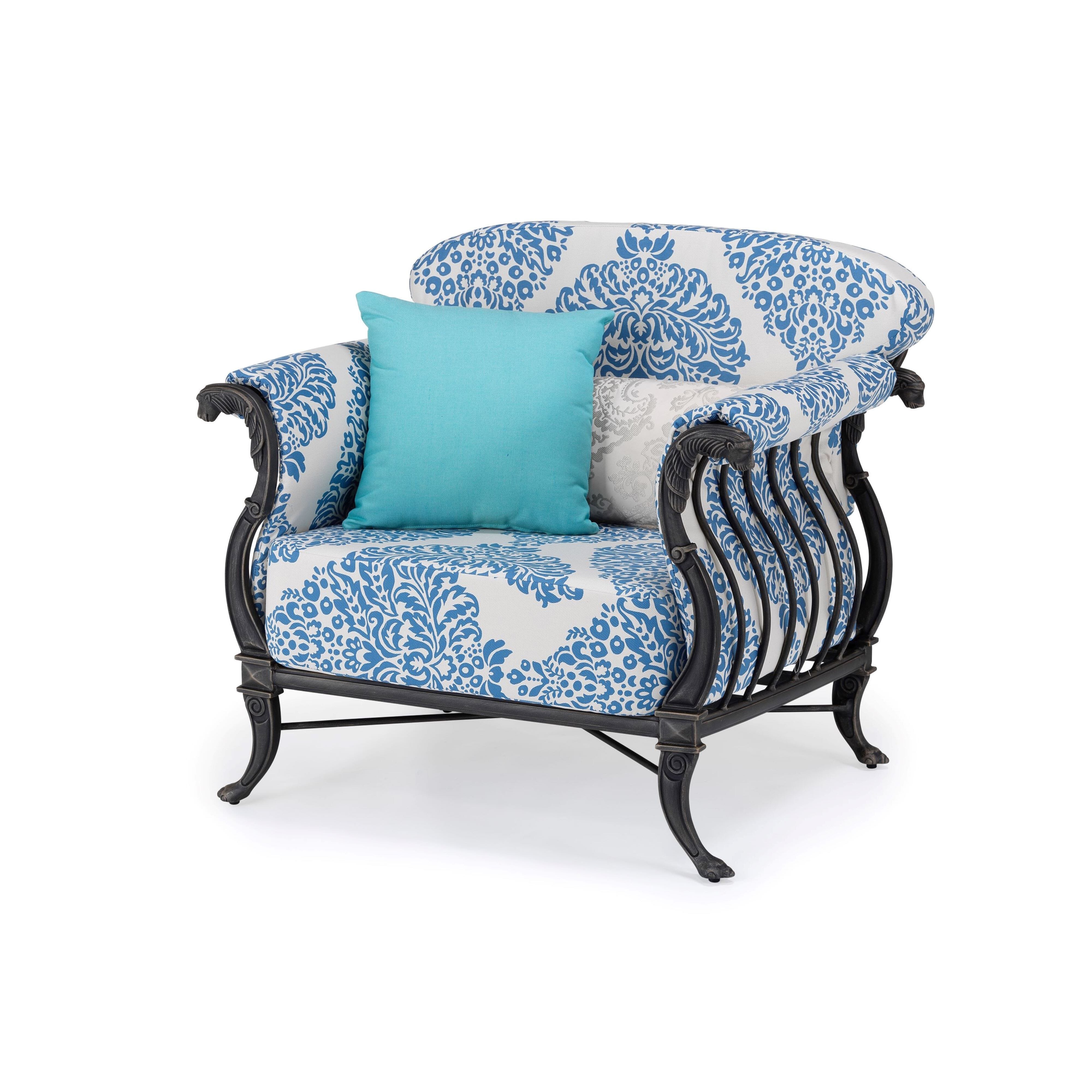 Luxor fabric accent chair hot sale