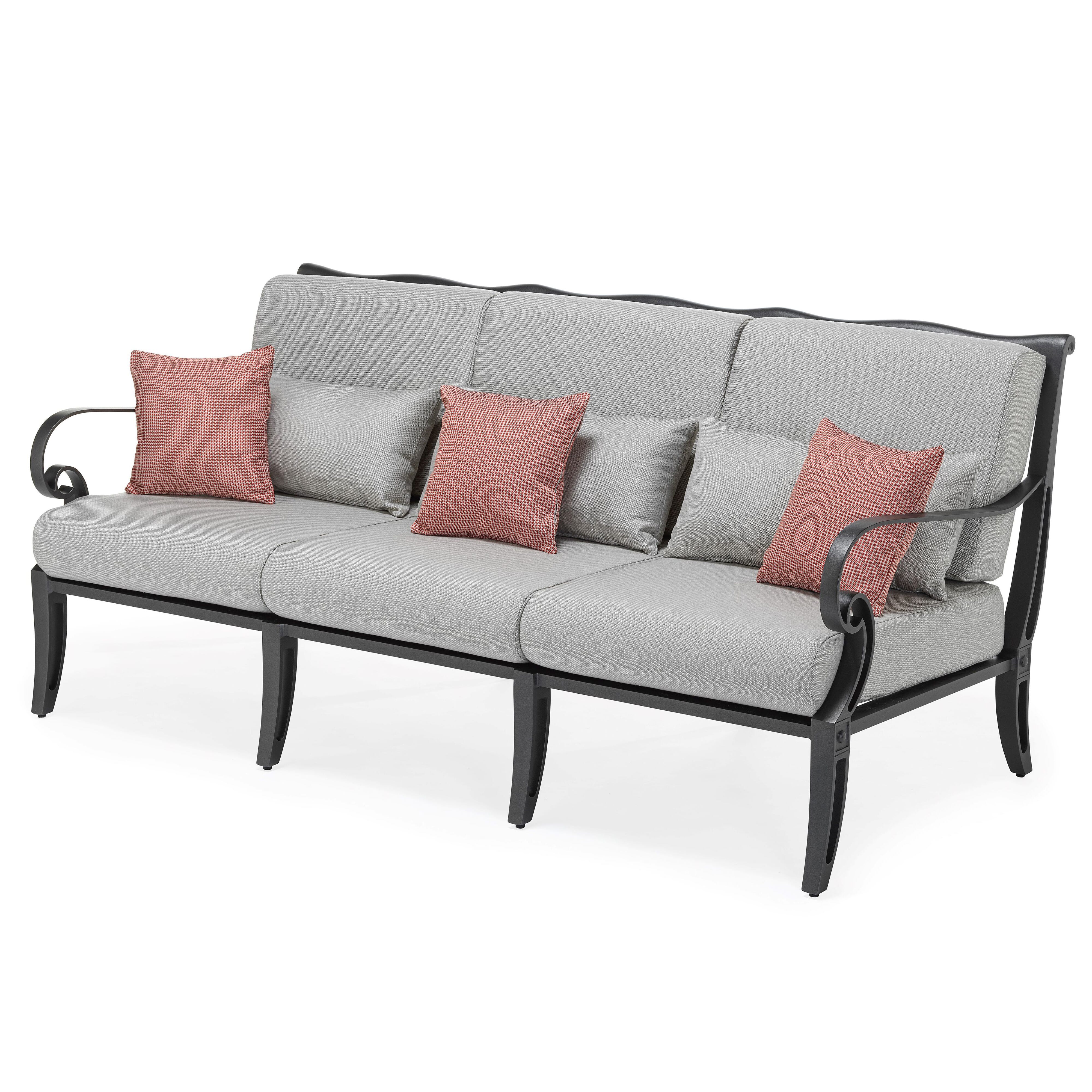 Cast aluminum deals sofa