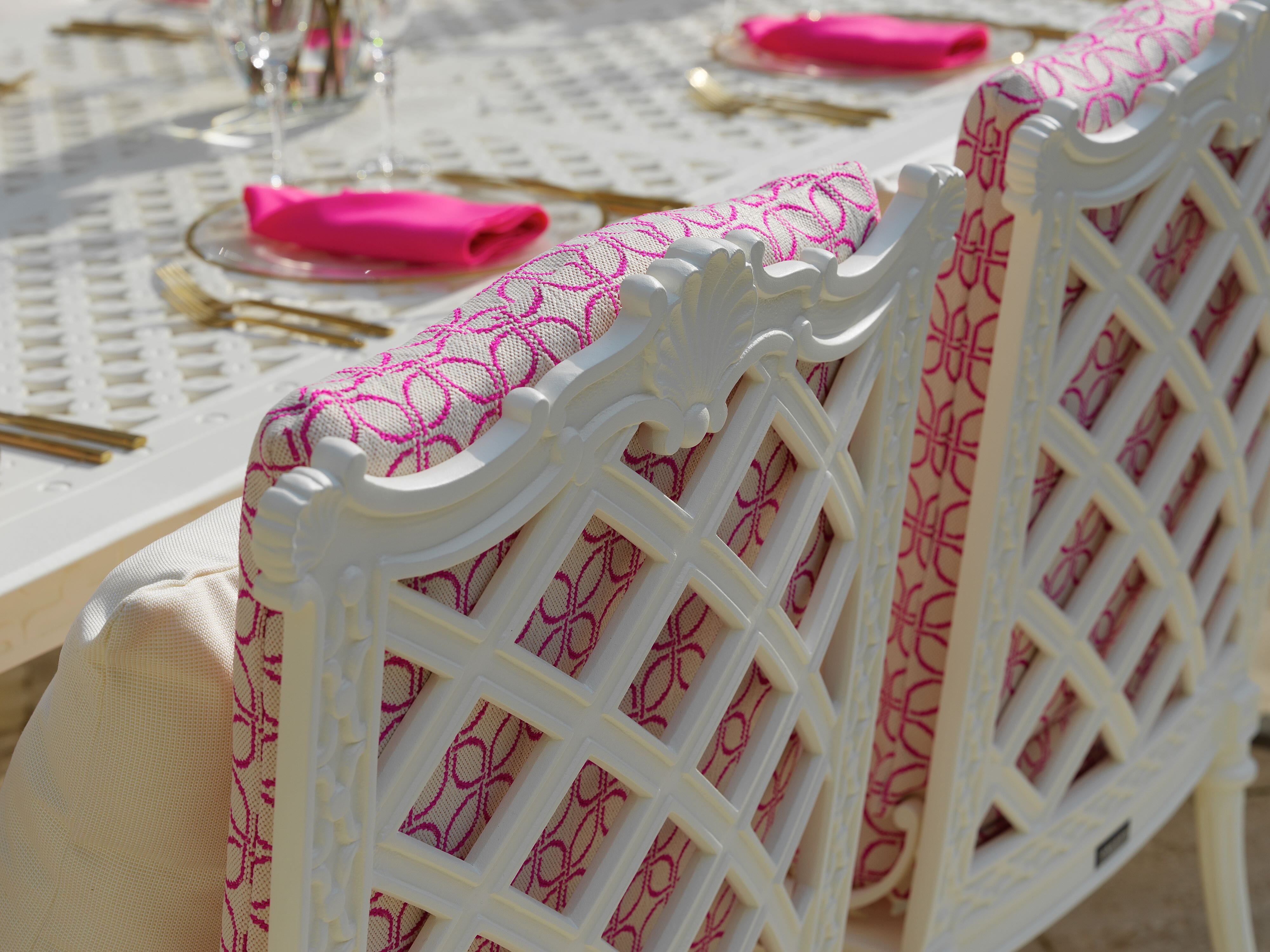 Oxley's Furniture Grande Dining Chair Close Up 2021