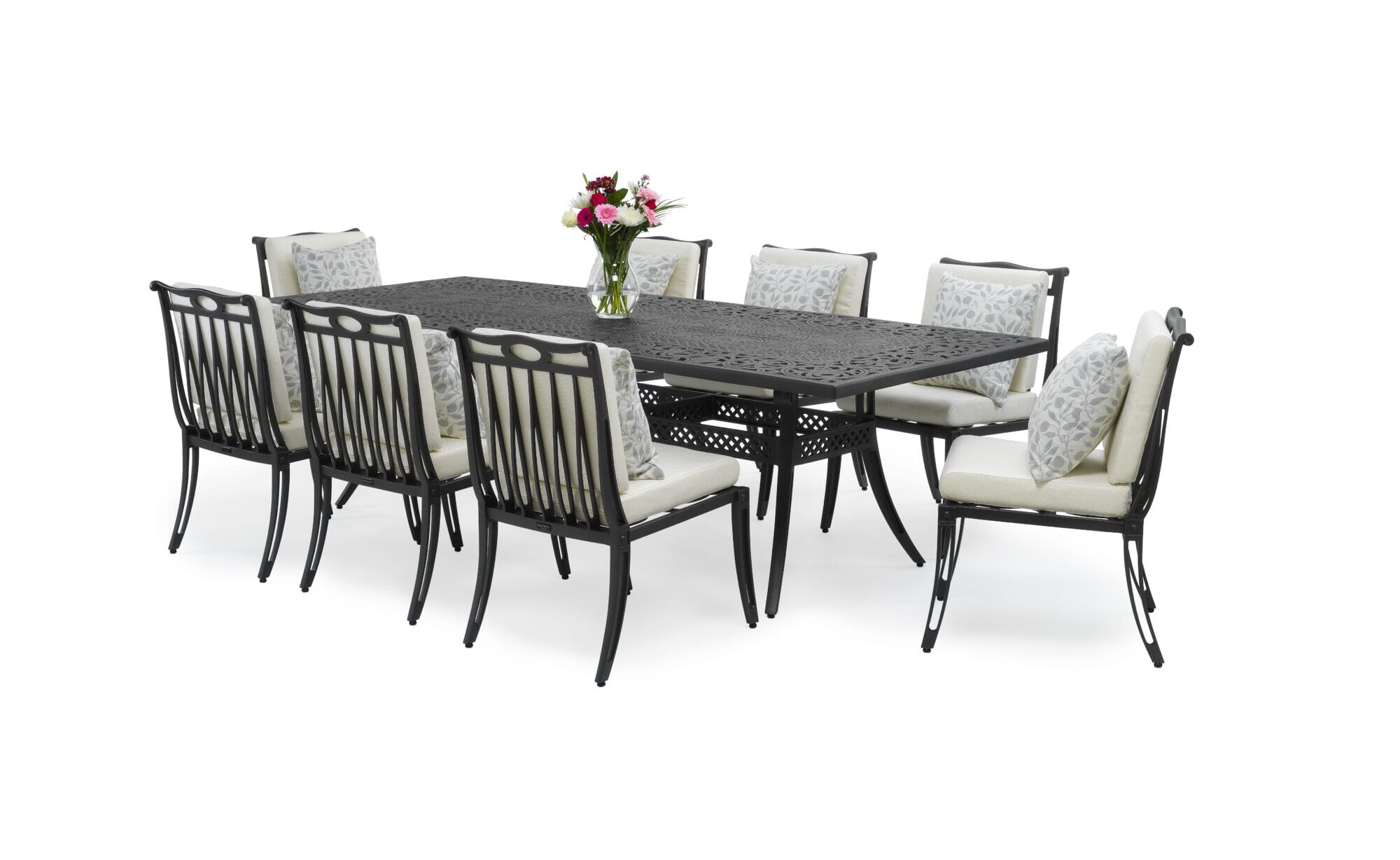 Oxley's Scroll 2750 Table with Dining Chairs